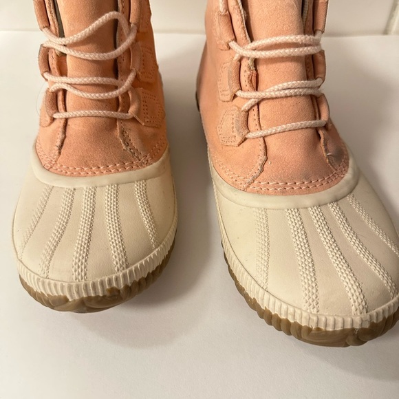 SOREL 8.5 Out n about Melon waterproof full grain leather upper woman boot - Picture 5 of 13